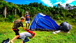 LEVEI MEUS AMIGOS PARA UM ACAMPAMENTO E SAIU DO CONTROLE [upl. by Sinegold824]