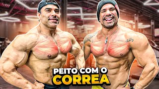 TREINO DE PEITO COM CORREA  FALTAM 140 DIAS [upl. by Ruon]