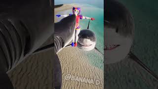 OHIO MOMMMY Shark Teaching the CRINGE Baby Shark English in beach [upl. by Sophy]