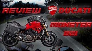 Ducati Monster 821 2017 a prueba  Review en español [upl. by Mukund]