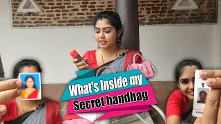 Whats Inside My Personal Handbag  Handbag Secrets  Hemas Diary [upl. by Bevon]