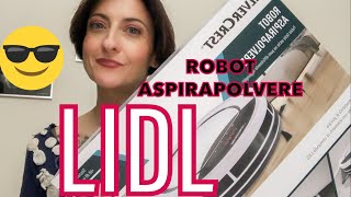 LIDL ROBOT ASPIRAPOLVERE SILVER CREST  SaimonLovesMakeUp [upl. by Camarata]