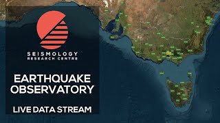 Live seismic data from southeast Australia [upl. by Oneil]