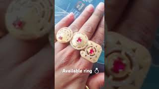 beautiful ring design real gold look artificialgoldjewellery jewellery [upl. by Dragoon783]