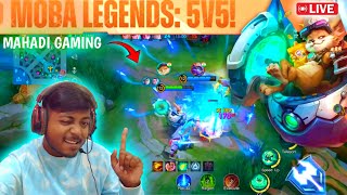 Playing Moba Legends 5v5 Gameplay 6  LIVE 🔥 mobalegends5v5india ff mahadigaming [upl. by Eatnohs]