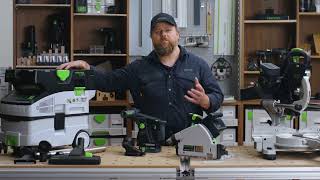 Festool Cordless Mobile Dust Extractor CTMC MIDI Run Time [upl. by Magee341]