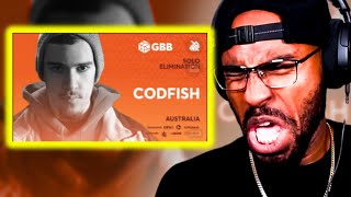 I Lost my Marbles when He Did This  CODFISH  Grand Battle 2019  Solo Elimination REACTION [upl. by Asiel]