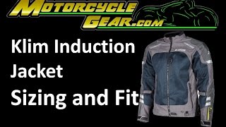 Klim Induction Jacket Sizing and Fit Guide [upl. by Theressa]