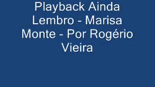 Playback Ainda Lembro  Marisa Monte [upl. by Atinehc]