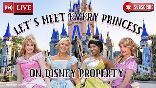 Meet Every Princess at Disney World live 111424 [upl. by Matheson]