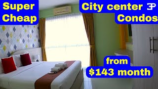 Pattaya Thailand Super Cheap Monthly Condosrooms City Center from 143 month [upl. by Koser316]