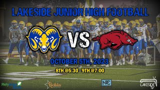 Lakeside vs Texarkana  9th Grade Football 2023 [upl. by Wahkuna]