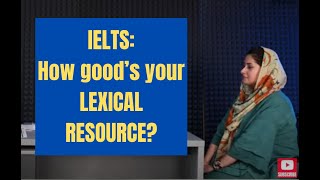 Lexical resource IELTS candidate analysis [upl. by Erica]