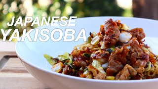 Yakisoba Recipe  Japanese Street Food Noodles [upl. by Aerona]