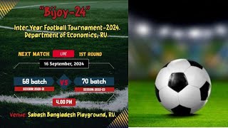 68 Batch vs 70 batch 68 Batch 00 70 batch Hard Fight⚽💥💥💥 Department of Economics RU [upl. by Trilly]