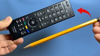 Just Use a Common Pencil and Fix All Remote Controls in Your Home How to Repair TV Remote Control [upl. by Leoni]