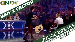 Why X Factor Judge Breaks Contestant Juri Hancurkans Guitar During Performance  Reason Explained [upl. by Hedveh]