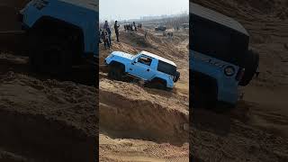 BJ40 and Prado experience muddy mountain roads [upl. by Penhall237]