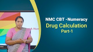 NMC CBT Numeracy Drug Calculation Part1 [upl. by Xavler]