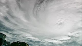 Space Station captures view of colossal Hurricane Milton [upl. by Itsirc230]