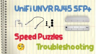 Ubiquiti UniFi Protect UNVR RJ45SFP Speed Puzzles UNVR Pro [upl. by Nirtiak]