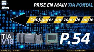 PARTIE 54 CONFIGURER UNE ZONE DE SAISIE SIEMENSTIA PORTALIHMCOMFORT [upl. by Notle122]