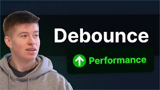 Increase React Performance Learn Debounce in 13 Minutes [upl. by Nesnej]