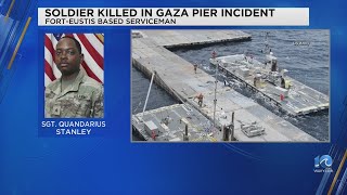 Fort Eustisbased soldier killed in Gaza pier incident [upl. by Vastah]