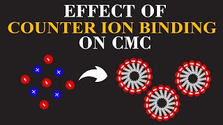 Effect of Counter Ion Binding on Critical Micelle Concentration CMC Part 02 ChemClarity [upl. by Bouldon607]