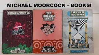 Books by Michael Moorcock Elric Corum Count Brass Eternal Champion Jerry Cornelius [upl. by Aliber]