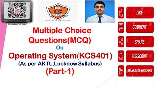 AKTU EXAM operating system  MCQ  PART1 OS Basics Process SynchronizationCPU SchedulingKCS401 [upl. by Stephannie32]