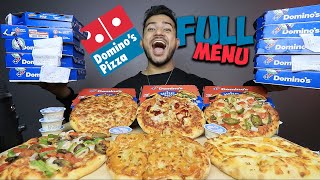 I ORDERED EVERY DOMINO’s PIZZA  WHICH DOMINO’s PIZZA IS THE BEST  dominos [upl. by Riba]