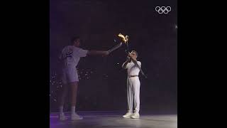 Throwback to Barcelona 1992 The Iconic Olympic Cauldron Lighting with a Burning Arrow [upl. by Atyekram683]