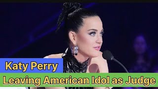 Katy Perry Leaving American Idol as Judge Teases New Album katyperry americanidol [upl. by Cheatham338]