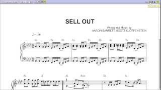 quotSell Outquot Reel Big Fish  Piano Sheet Music Teaser [upl. by Hadsall]