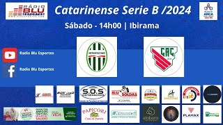 Campeonato Catarinense Série B  Metropolitano x Atlético Catarinense [upl. by Carlile551]