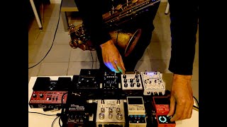 Saxophone amp Effects Loops pitch shifting and glitches [upl. by Neelra]