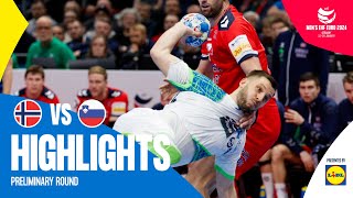 Until the very end  Norway vs Slovenia  Highlights  Mens EHF EURO 2024 [upl. by Fablan]