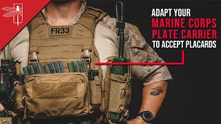 HALEY STRATEGIC  How to adapt your USMC Gen III PLATE CARRIER to accept PLACARDS [upl. by Antsirhc]