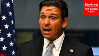 JUST IN Florida Governor Ron DeSantis Holds Press Briefing On Tropical Storm Milton [upl. by Ocsic833]