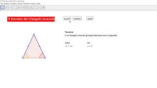 Il teorema del triangolo isoscele [upl. by Sada]