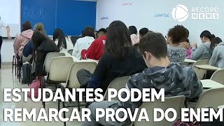 Estudantes podem remarcar prova do Enem por dificuldade de acesso [upl. by Ailet]