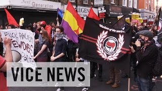 Leftists angered by Brexit march in London [upl. by Schreib614]