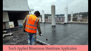 Torch Applied Bituminous Membrane Application [upl. by Clarance]