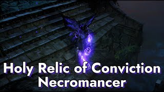 PoE 325Holy Relic of Conviction Necromancer  8mod Twist of Fate [upl. by Neiviv]