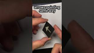 Drawing Arrows flipping trick card but why Try it kids kidsfun tricks kidsvideo [upl. by Augie]