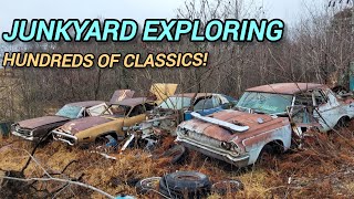 Junkyard Walk Through Hundreds of Classics Left to Rot in Northeast Pennsylvania [upl. by Romanas117]