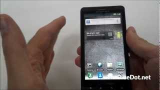 Motorola Droid X How To Charging and Powering On [upl. by Fadden143]