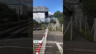 Stansted Express 745102 passes Cheshunt for London Liverpool Street [upl. by Elatnahs126]