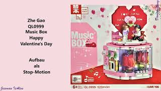 ZheGao  Music Box Happy Valentines Day Aufbau als StopMotion QL0999 [upl. by Chin]